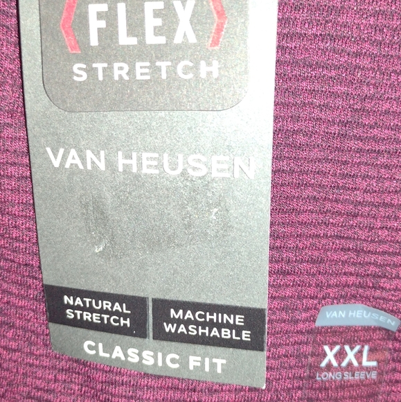 VAN HEUSEN long sleeve shirt 2XL - Picture 4 of 6